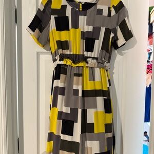 Kate Spade Dress in Yellow and Black
